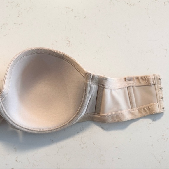 Wacoal Strapless Full Bust Underwire Bra Naturally Nude 32DD Strapless - Picture 7 of 10